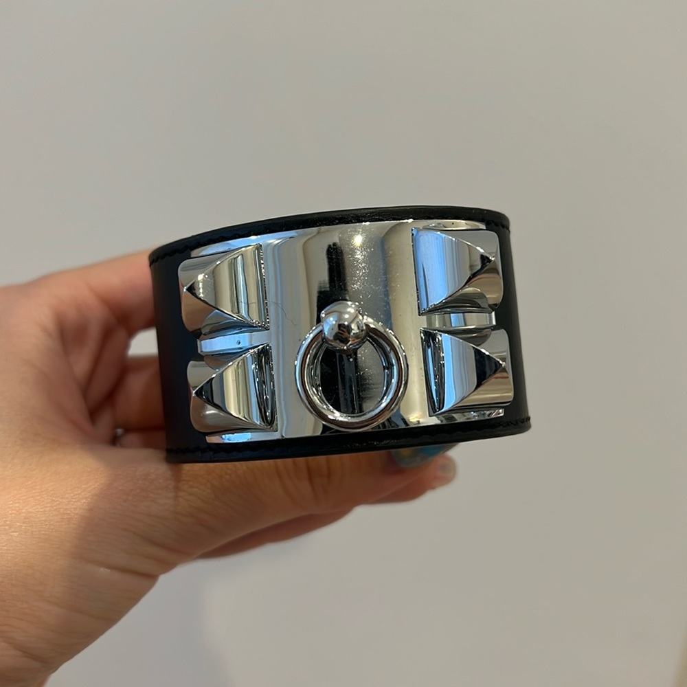 Hermes collier de chien black bracelet